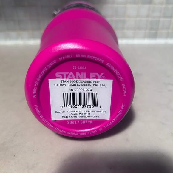 Stanley IceFlow 30 oz Flip-Straw Tumbler - Camelia Pink - Picture 2 of 5